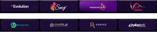 OKBAJEE Live Casino Providers Lobby
